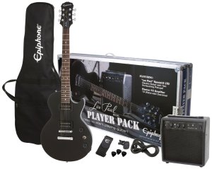 Гитара Epiphone Les Paul Player Pack, Ebony