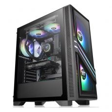 Корпус Thermaltake Versa T35 Tempered Glass RGB Midi-Tower черный CA-1R7-00M1WN-00