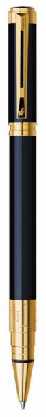 Ручка роллер WATERMAN Perspective (S0830860) Black GT (F) чернила: черный позолота 23К